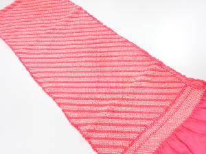 正絹　振袖用　絞り　帯揚げ